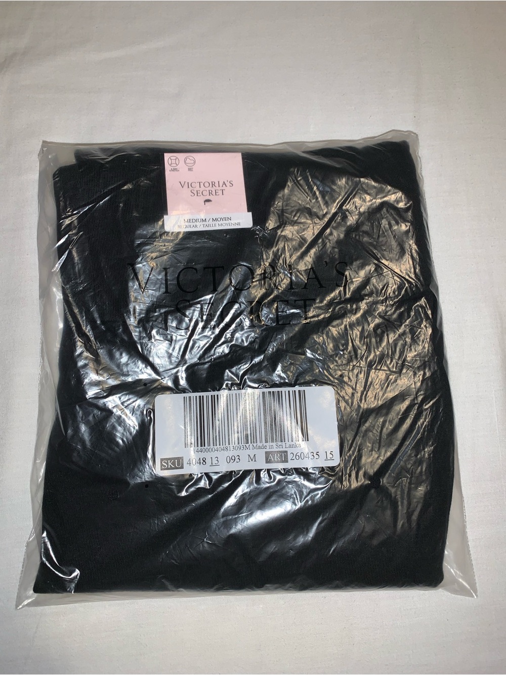 Victoria's Secret Black Fold-Over Band Leggings